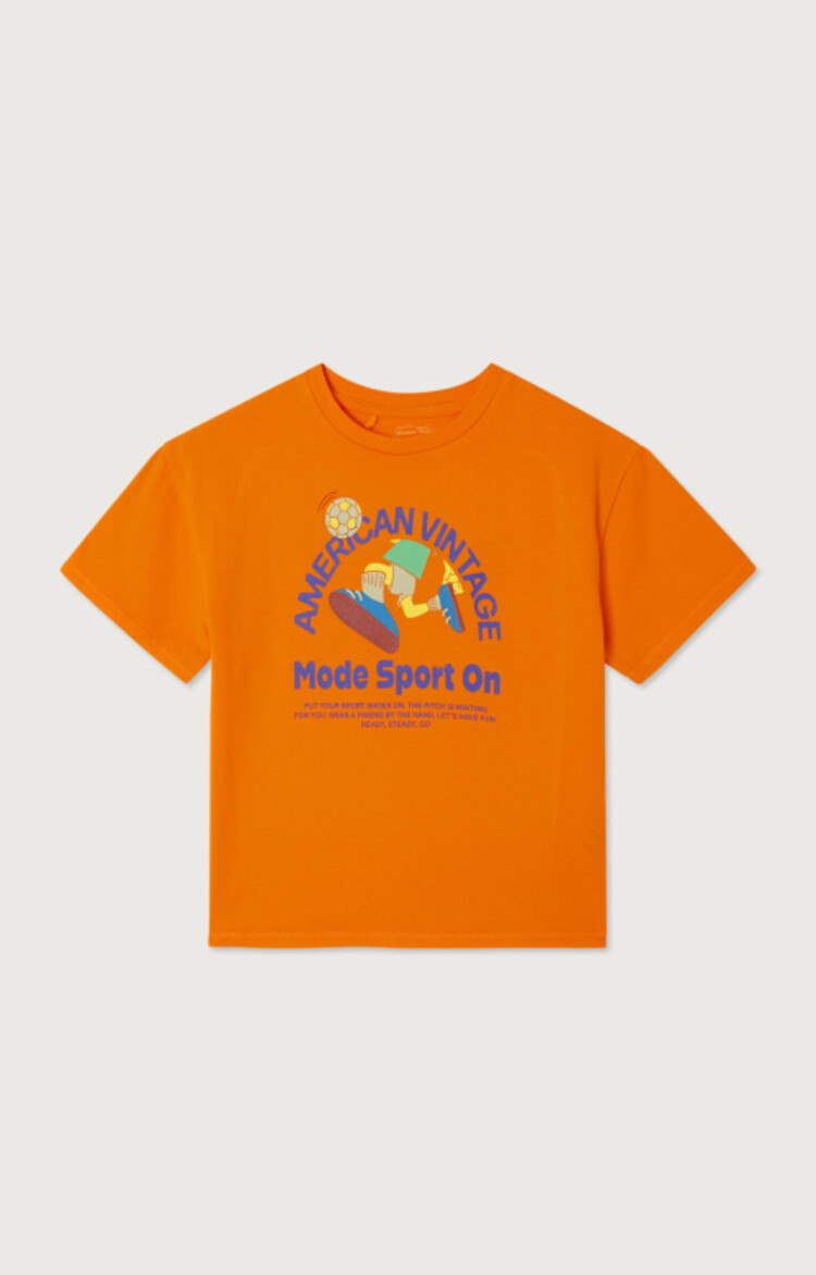American Vintage T-Shirt Fizvalley - Carotte Vintage