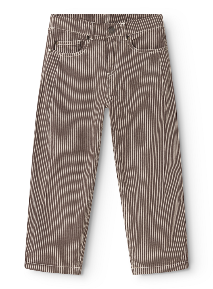 MarMar Soft Denim Bottom - Dark Brownie Stripe