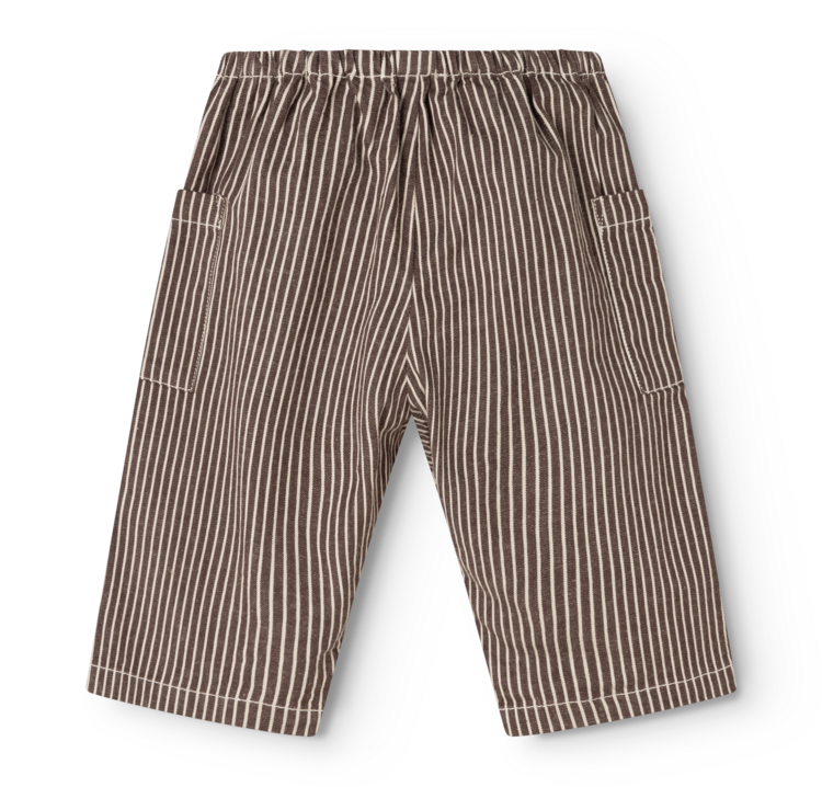MarMar Panto Soft Denim Bottom - Dark Brownie Stripe