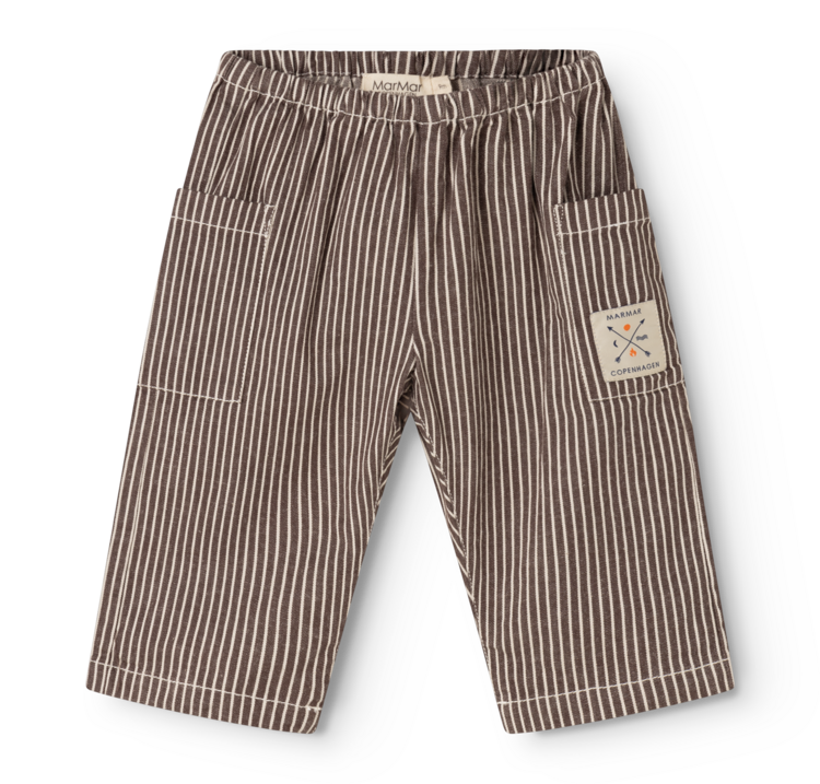 MarMar Panto Soft Denim Bottom - Dark Brownie Stripe