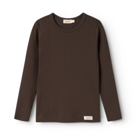 MarMar Plain Tee LS - Dark Roast