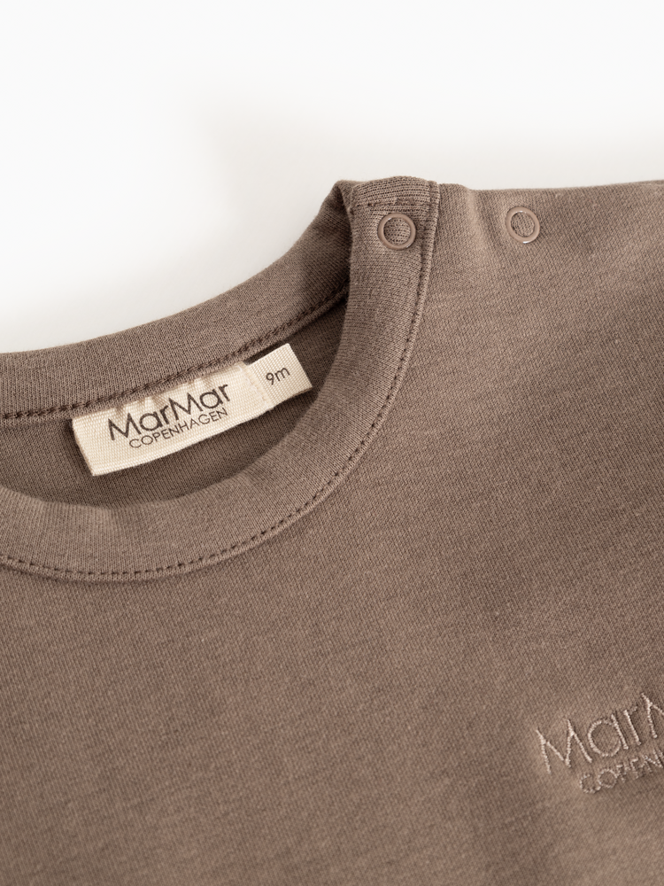 MarMar Toan Double Jersey Top - Dusty Brown