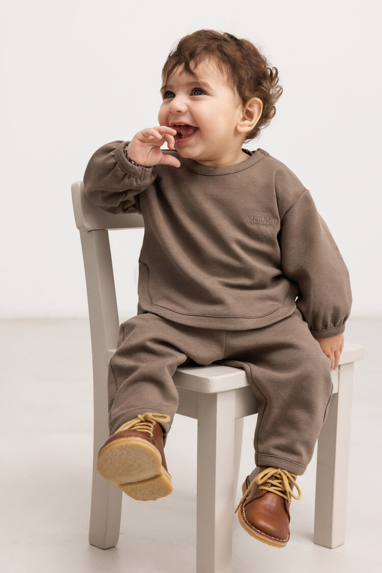 MarMar Toan Double Jersey Top - Dusty Brown