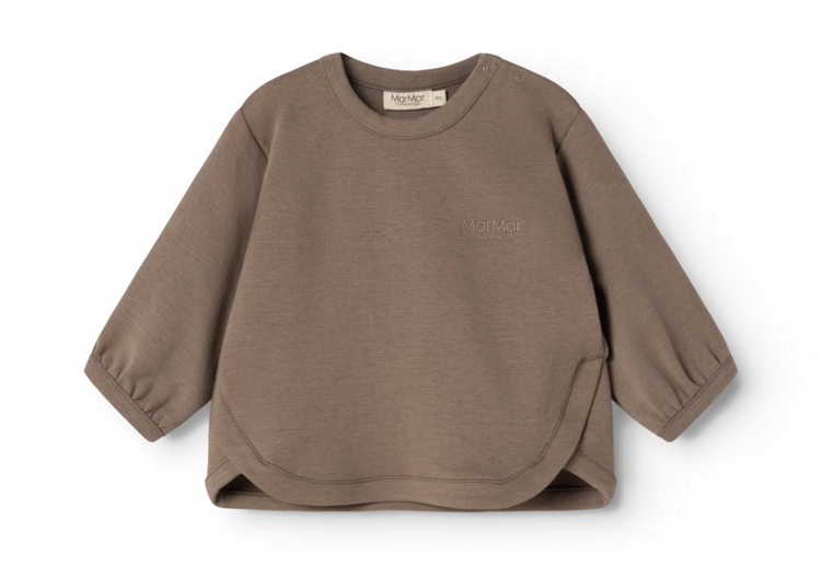 MarMar Toan Double Jersey Top - Dusty Brown