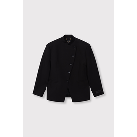 Alix the label Woven Militaire Blazer - Black