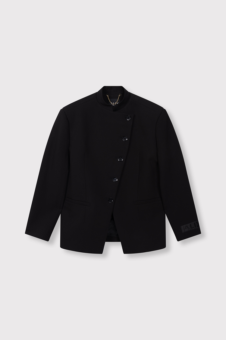 Alix the label Woven Militaire Blazer - Black