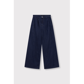Alix the label Woven Wide Leg Denim Pants - Indigo Denim