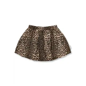 Petit Blush Ballon Skirt - Leopard AOP