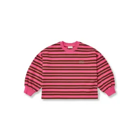 Petit Blush Easy Sweater Stripe - Pink/Brown