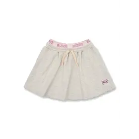 Petit Blush Mini Sweat Skirt - Grey Melange