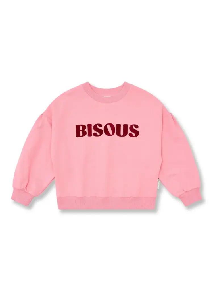 Petit Blush Easy Sweater Bisous - Rose