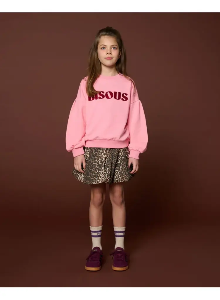 Petit Blush Easy Sweater Bisous - Rose