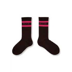 Petit Blush Sport Socks - Brown/Pink