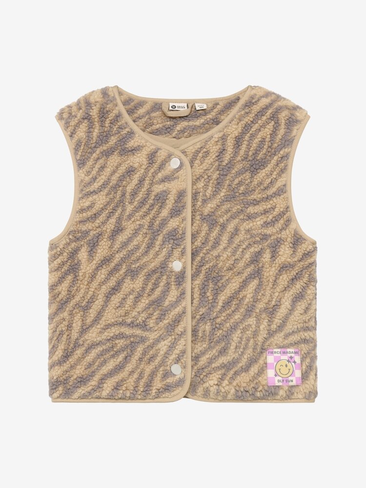 Daily7 Teddy Gilet - Animal