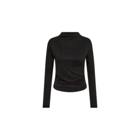 Co'Couture Camilla Padded LS Blouse - Black