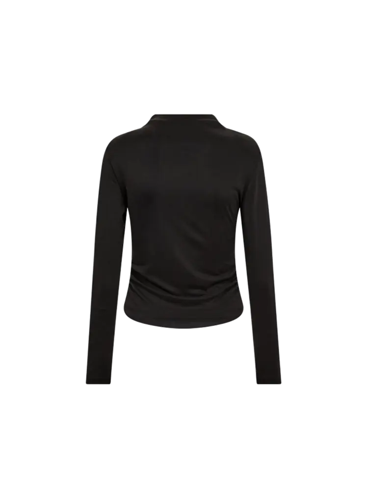 Co'Couture Camilla Padded LS Blouse - Black