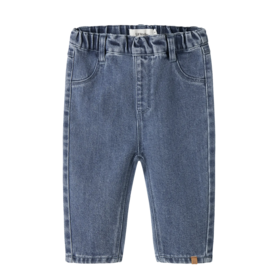 Lil'Atelier Baby Bello Baggy Jeans - Dark Blue Denim