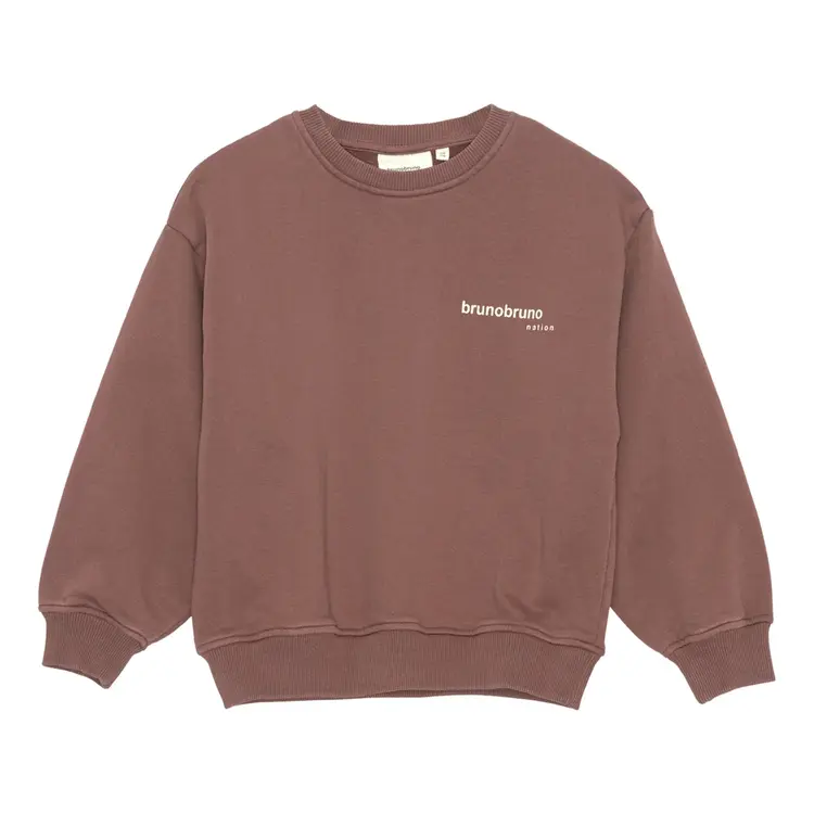 Brunobruno Norah Sweatshirt - Marron Plum