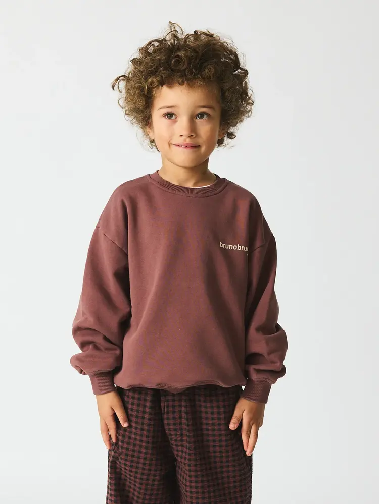Brunobruno Norah Sweatshirt - Marron Plum