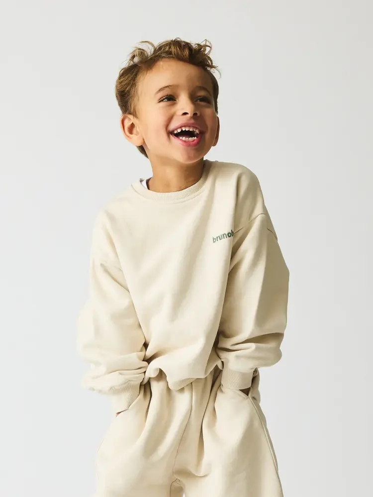 Brunobruno Norah Embr Sweatshirt - Rainy Day