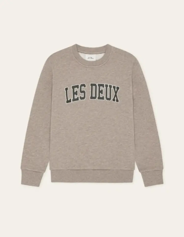 Les Deux College Sweatshirt - Dark Sand Melange