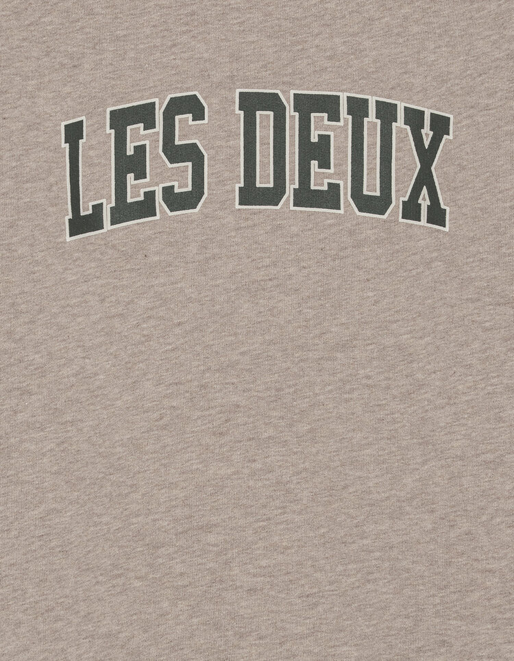 Les Deux College Sweatshirt - Dark Sand Melange