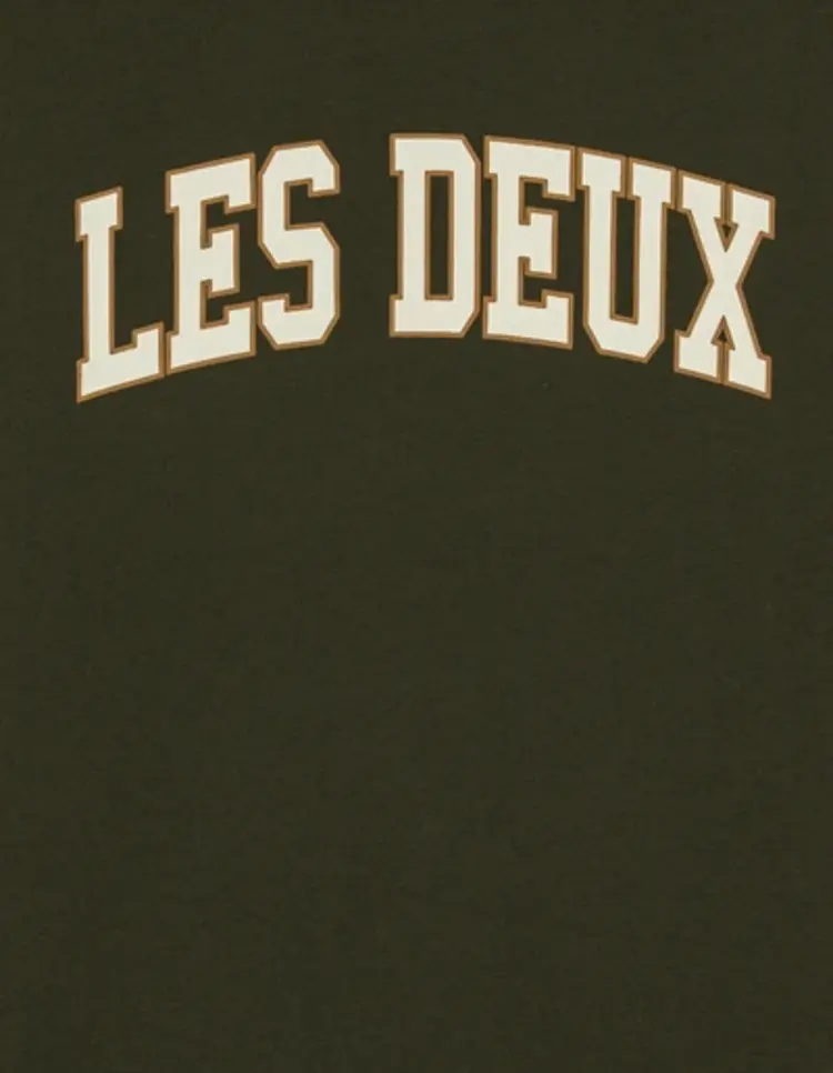 Les Deux College T-Shirt - Rosin Green