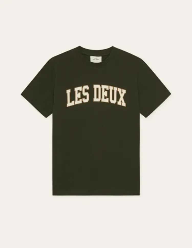 Les Deux College T-Shirt - Rosin Green