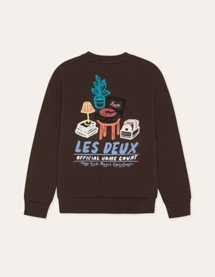 Les Deux Record Sweatshirt - Molé Brown