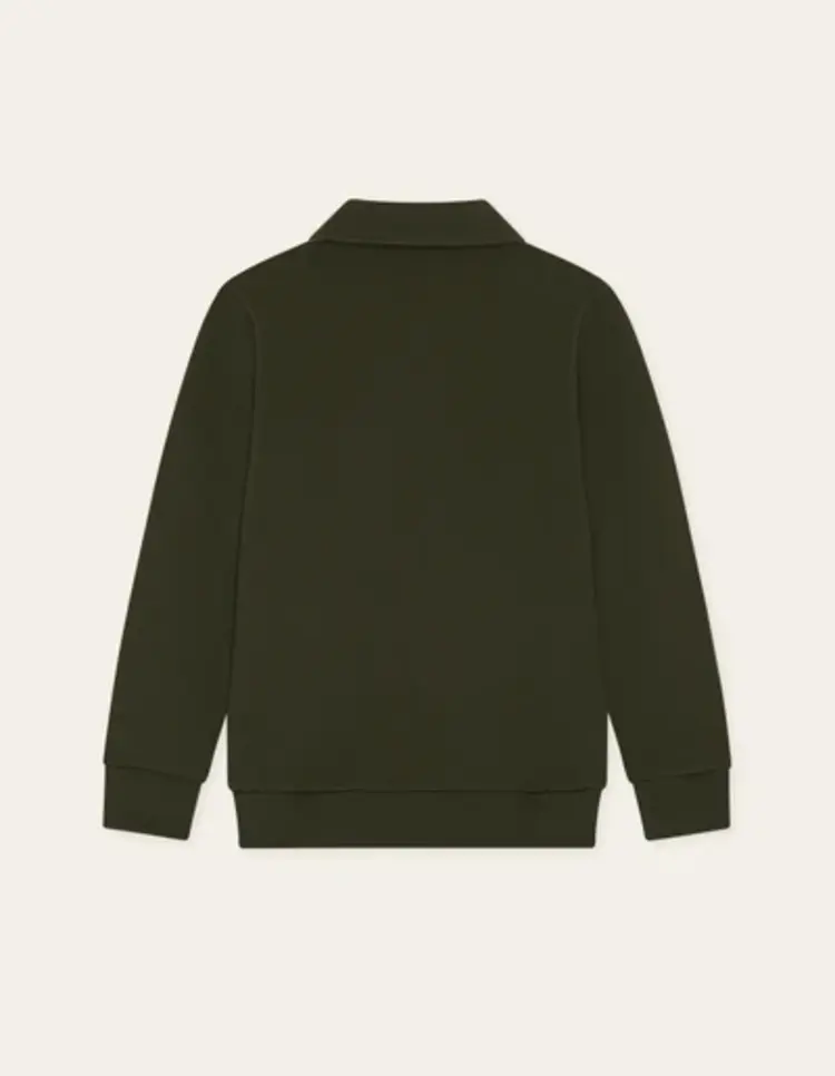Les Deux College Rugby Polo Sweatshirt - Rosin Green