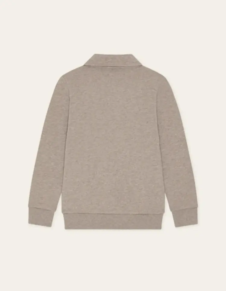 Les Deux College Rugby Polo Sweatshirt - Dark Sand