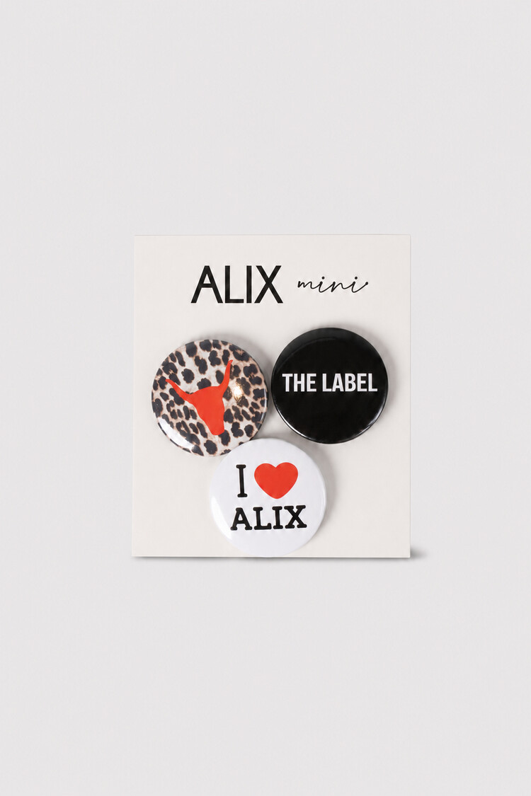 Alix the label Kids Pin Buttons - Multicolour