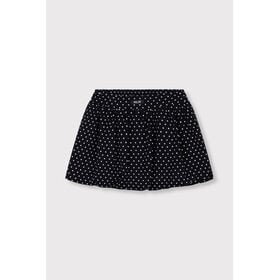 Alix the label Kids Woven Dot Skirt - Black/White