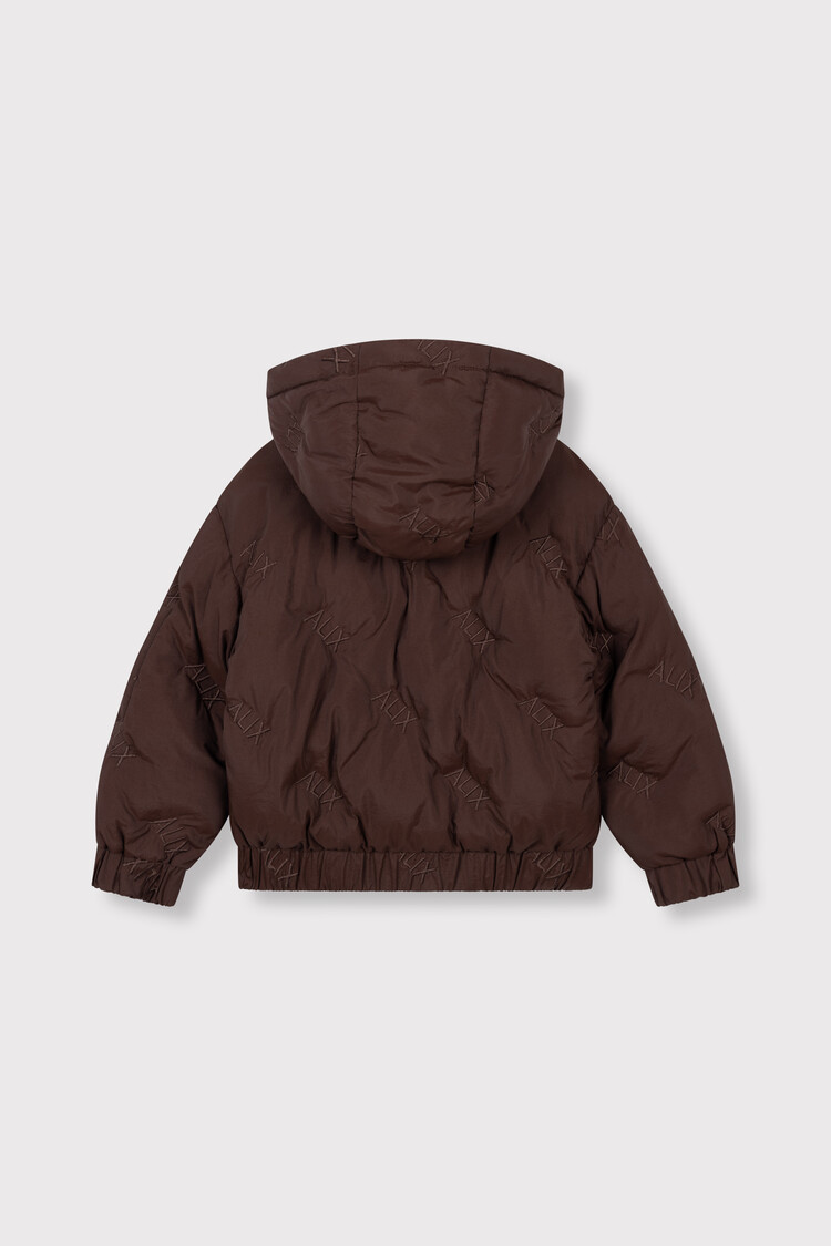 Alix the label Kids Woven Alix Quilted jacket - Warm Brown