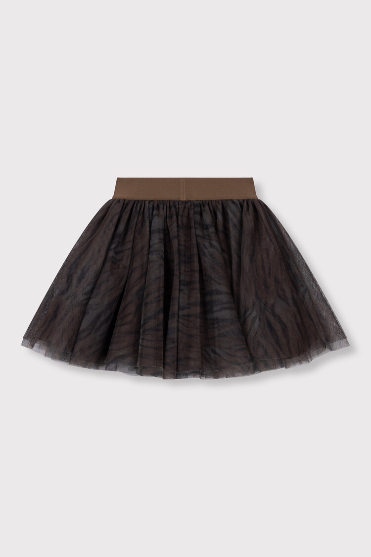 Alix the label Kids Woven Tiger Tule Skirt -Animal