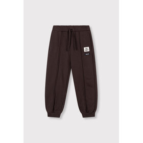 Alix the label Kids Knitted Pintuck Pants - Warm Brown