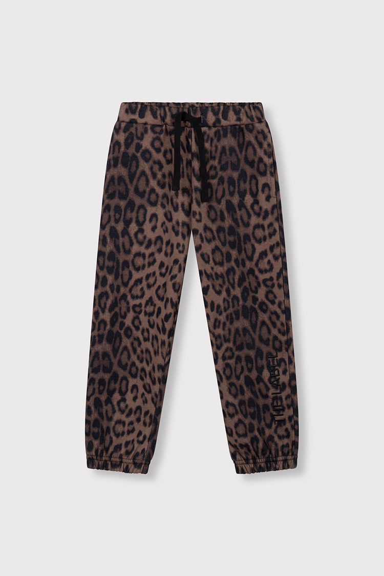 Alix the label Kids Knitted Leopard Pants - Animal