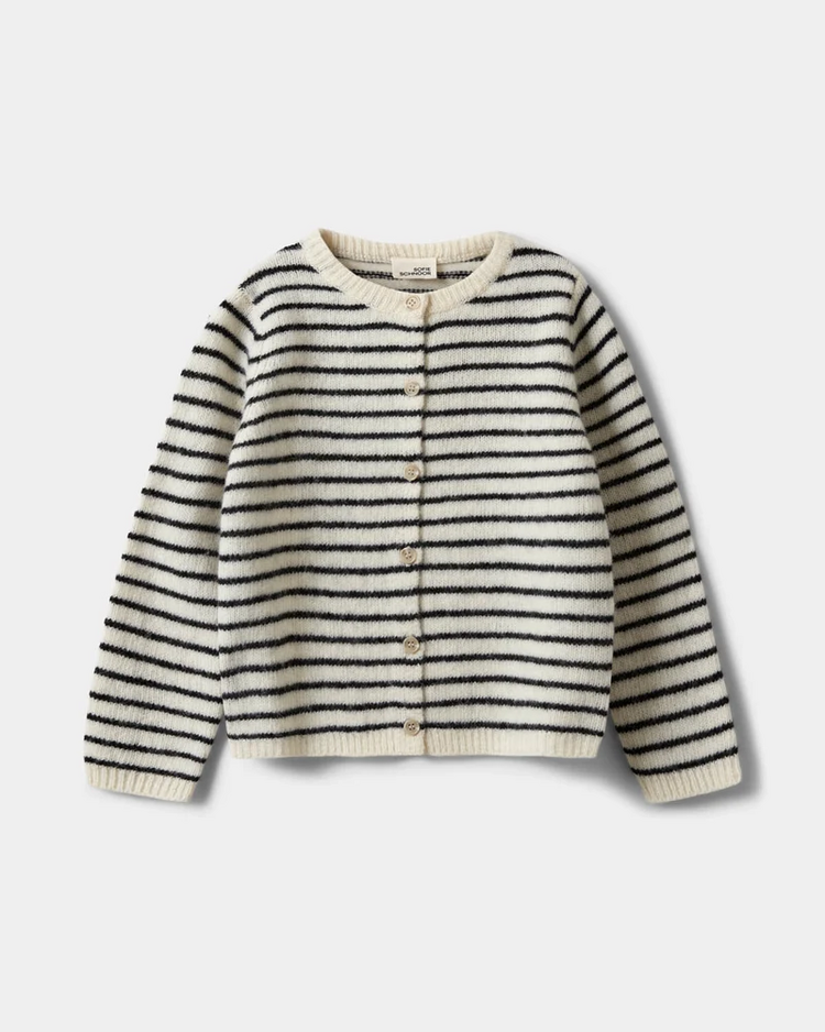 Sofie Schnoor Cisse Cardigan - Offwhite Striped