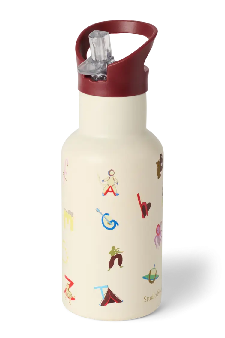 Studio Noos Drink Bottle Small - Alphabet