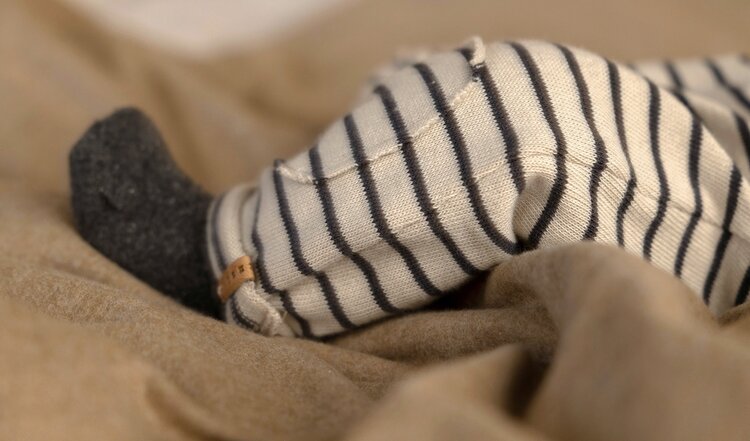 Nixnut Bap pants - whale stripe