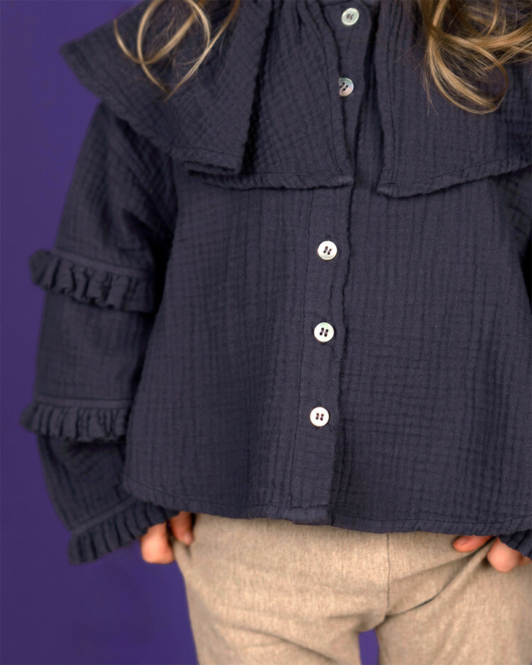 Nixnut Sel Blouse - ocean