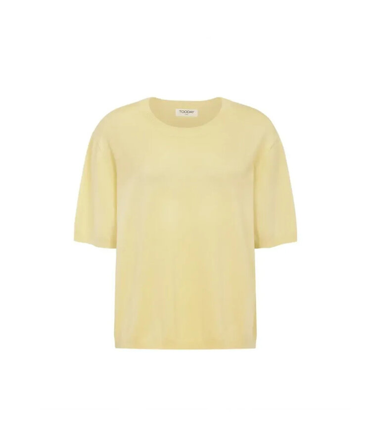 Tooday Cenna Wide Knit Top - Yellow