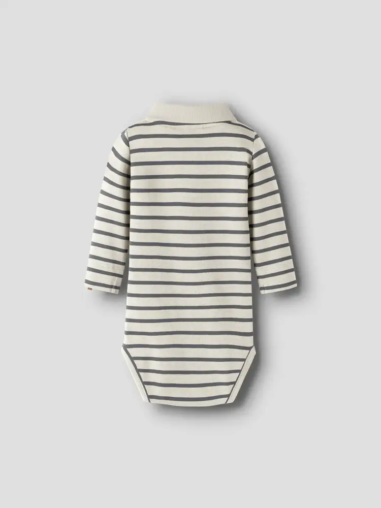 Lil'Atelier Baby Limia Ls Polo Body - Poppy Seed