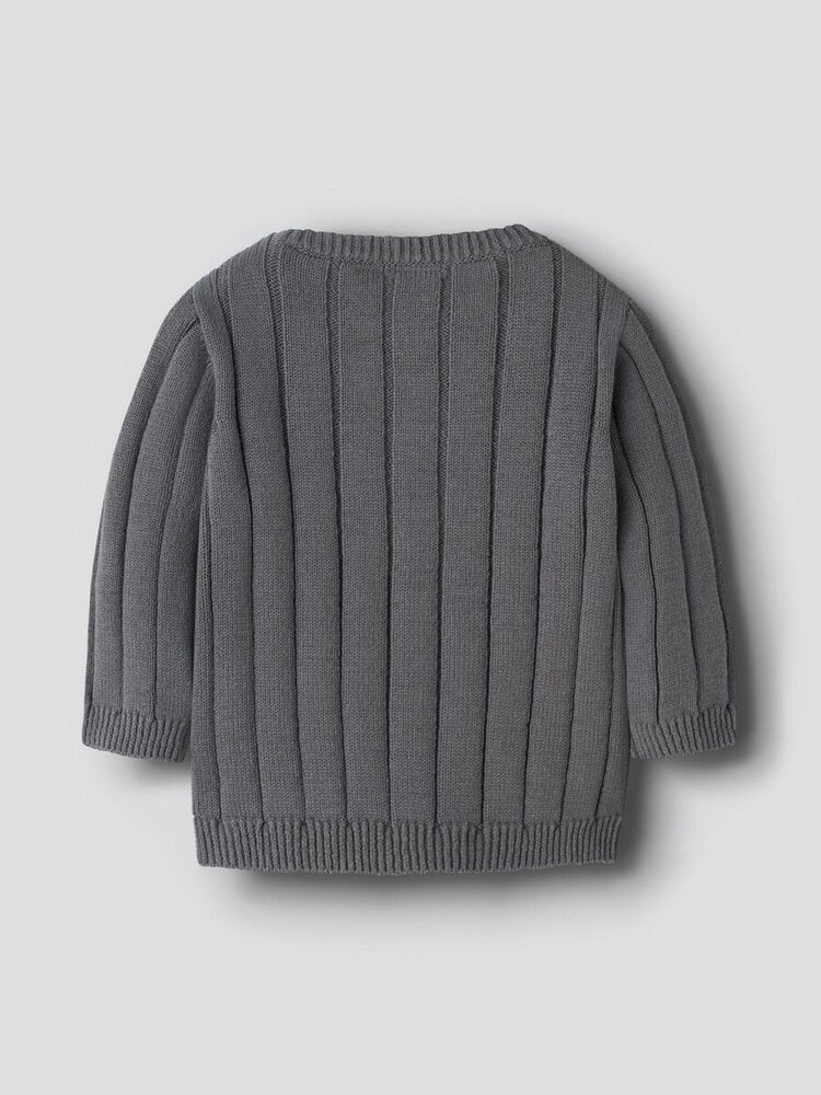Lil'Atelier Baby Omon Ls Knit  - Poppy Seed