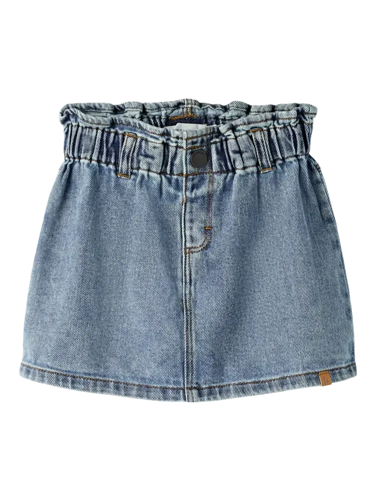 Lil'Atelier Karole Denim Skirt - Medium Blue Denim