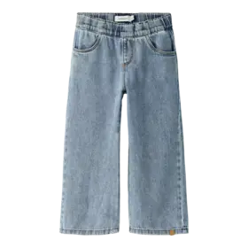 Lil'Atelier Baby Karole Wide Jeans - Medium Blue Denim