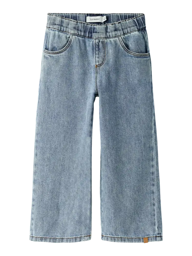 Lil'Atelier Baby Karole Wide Jeans - Medium Blue Denim