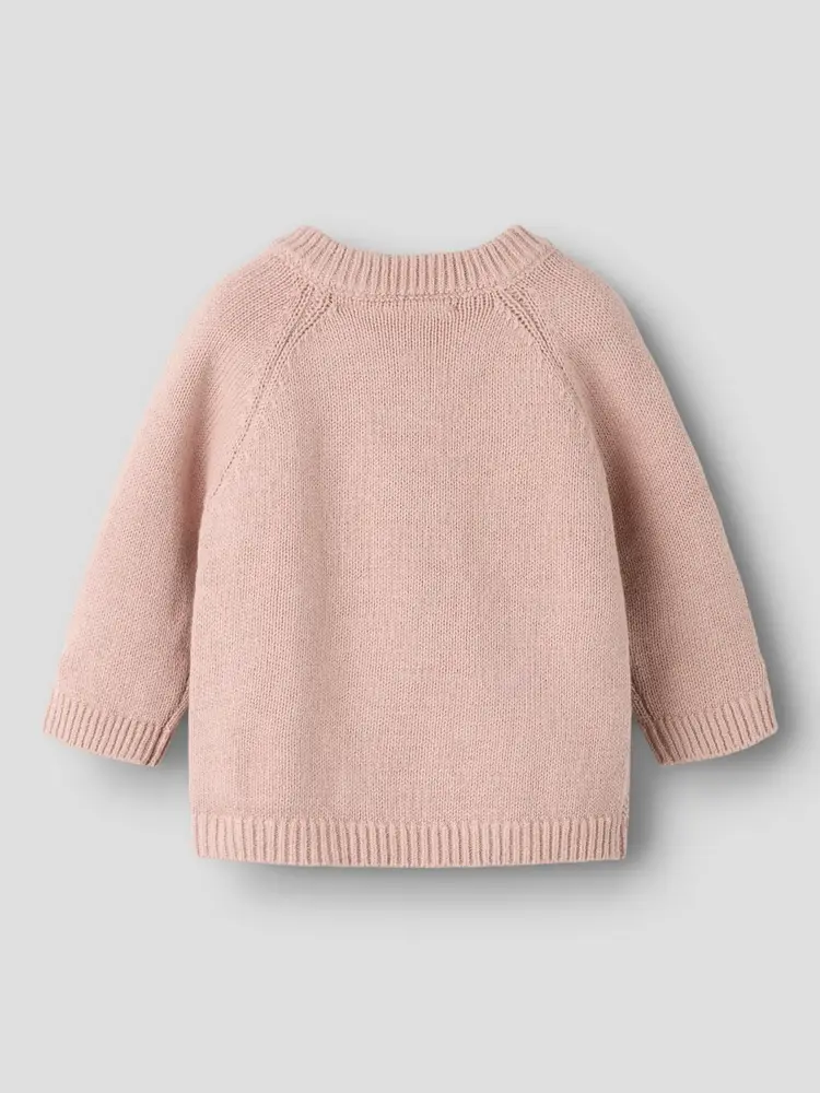 Lil'Atelier Baby Laguna Wrap Knit - Adobe Rose