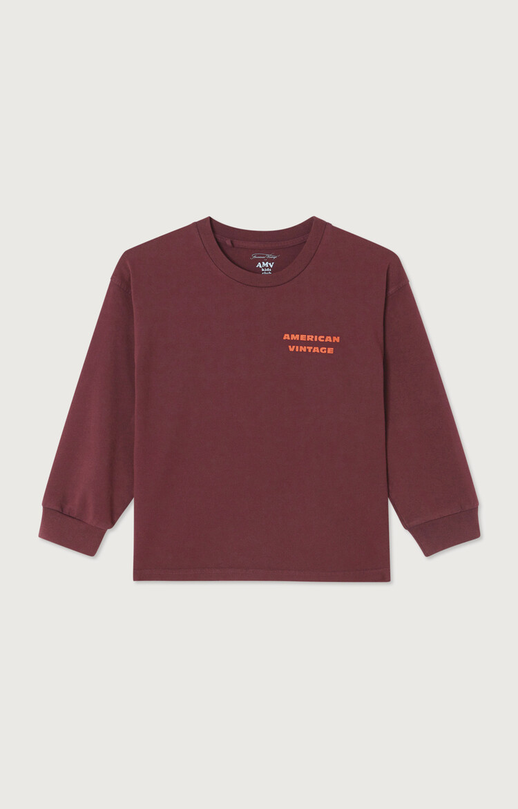 American Vintage Longsleeve Fizvalley - Aubergine Vintage