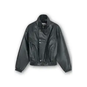 Homage Crocodile Bomber Jacket - Dark Petrol